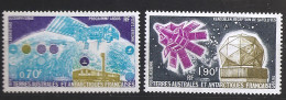 TAAF Terres Australes 1978 N° PA 51 / 2 ** Laboratoire, Géophysique, Satellites, Balise Argos, Ours, Antenne, Salinité - Neufs