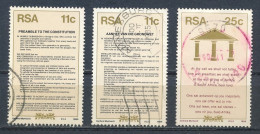 °°° SOUTH AFRICA  - Y&T N°569/71 - 1984 °°° - Usati