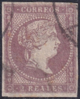 Spain 1856 Sc 43 España Ed 46 Used Cartwheel Cancel - Usados