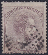 Spain 1872 Sc 187 España Ed 127 Used Rombo De Puntos Cancel Shifted Perfs - Used Stamps