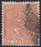 Spain 1873 Sc 191 España Ed 131 Used Rombo De Puntos Cancel - Used Stamps