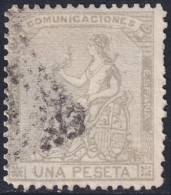 Spain 1873 Sc 198 España Ed 138 Used Rombo De Puntos Cancel Right Side Perf Damage - Gebraucht