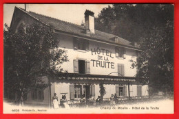 ZWW-24 Areuse Champ Du Moulin  Hotel De La Truite.  ANIME. Phototypie 4626  NC - Autres & Non Classés