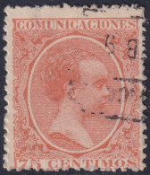Spain 1889 Sc 267 España Ed 225 Used Certificado Cancel - Usados