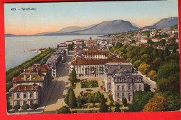 ZWW-30 Neuchâtel  Bas De La Ville  Circulé 1937 Vers La Cote-d'Or. Timbre Manque - Neuchâtel