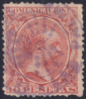 Spain 1889 Sc 270 España Ed 228 Used Las Palmas Telegraph Cancel - Usados