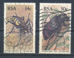 °°° SOUTH AFRICA  - Y&T N°618/21 - 1987 °°° - Used Stamps