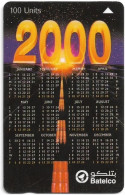 Bahrain - Batelco (GPT) - Calendar 2000 - 49BAHG - 1999, Used - Bahrain