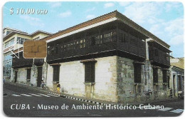 Cuba - Etecsa (Chip) - Museo De Ambiente Histórico Cubano, 04.2000, 10$, 30.000ex, Used - Cuba