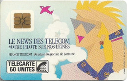 France - News Telecom - 0080 - Cn.2237, 06.1989, 50Units, 50.000ex, Used - 1989