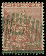 O Cape Of Good Hope - Lot No. 471 - Cap De Bonne Espérance (1853-1904)