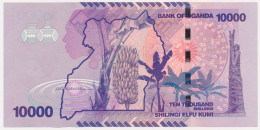 UGANDA 10000 SHILLINGS P-52g Independence Monument (Kampala), Waterfall - Banana Trees 2021 UNC - Oeganda