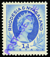 ** Rhodesia And Nyasaland - Lot No. 1384 - Rhodesien & Nyasaland (1954-1963)