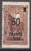 Madagascar 1943 FRANCE LIBRE Mi#308 Used - Used Stamps
