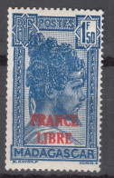 Madagascar 1943 FRANCE LIBRE Mi#297 Mint Hinged - Neufs