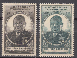 Madagascar 1945 Mi#385-386 Mint Hinged - Ungebraucht