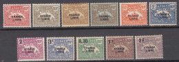 Madagascar 1943 FRANCE LIBRE Timbres-taxe Mi#20-30 Mint Hinged - Unused Stamps
