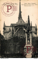 Paris Notre Dame L'Abside Et La Statue De N Dame  France Frankrijk Francia - Notre Dame De Paris