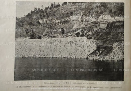 1896 LA GRAND'COMBE - LE GLISSEMENT DE LA MONTAGNE DU GOUFFRE - 1850 - 1899