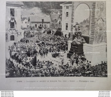 1895 ALTORFF - SUISSE - INAUGURATION DU MONUMENT DE GUILLAUME TELL - 1850 - 1899