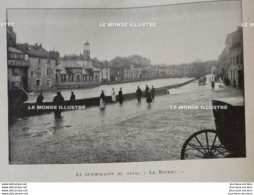 1895 VOSGES - ÉPINAL - INONDATIONS DANS LES VOSGES - CANAL " LE BOUDIOU " - 1850 - 1899