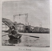 1896 LES NOUVEAUX PONTS DE LA COMPAGNIES DE L'OUEST - PONT DE BEZONS - PONTS DE MAISONS LAFFITTE - 1850 - 1899