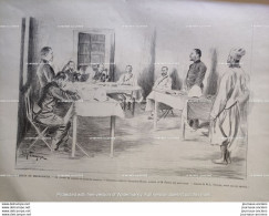 1895 EXPEDITION DE MADAGASCAR - LE CONSEIL DE GUERRE DU QUARTIER GÉNÉRAL - INTERROGATOIRE DE TIRAILLEUR BOTOU - 1850 - 1899