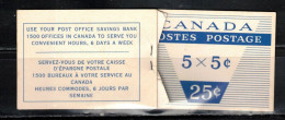 CANADA BOOKLET Unitrade # Bk52b - Unused Queen Elizabeth - Carnets Complets