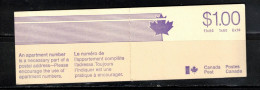 CANADA BOOKLET Unitrade # Bk75 - Unused Queen Elizabeth & Prime Ministers - Carnets Complets