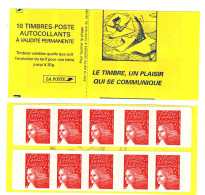 Carnet Luquet YT 3419-C3d Avec Prédécoupe Inversée . Rare , Voir Le Scan . Cote YT : 85 € . - Booklets