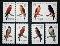Poland 1975 MiNr. 2354 - 2361 Polen Birds Of Prey  Lesser Kestrel, Red-footed Falcon 8v Mnh ** 10.00 € - Aigles & Rapaces Diurnes
