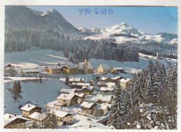 D4633) FIEBERBRUNN Wintersportplatz In Tirol - Verschneite Häuser Gegen Kitzbüheler Horn - Fieberbrunn