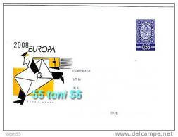 2008 Europe CEPT "Writing Letters Postal Stationery  Bulgaria  /Bulgarie - Omslagen