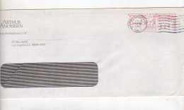 Enveloppe ETATS UNIS USA Oblitération LOS ANGELES 14/01/1992 - Poststempel