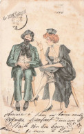 ILLUSTRATION - George Mouton - Une Femme Discutant Avec Son Mari - Colorisé - Carte Postale Ancienne - Ohne Zuordnung