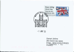 Vignette De Distributeur - ATM - IAR - Drapeau - 40 Ans De L'intervention Aux Falklands - Post & Go Stamps