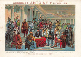 BELGIQUE - Bruxelles - Chocolat Antoine Bruxelles - Le Compromis Des Nobles - Carte Postale Ancienne - Other & Unclassified