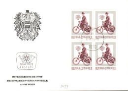 AUTRICHE FDC 1974 75 TRICYCLE ARBÖ S2 - Otros (Tierra)