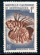 NOUVELLE CALEDONIE- Y&T N°291- Oblitéré (poissons) - Gebruikt