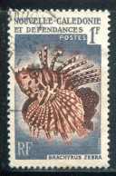 NOUVELLE CALEDONIE- Y&T N°291- Oblitéré (poissons) - Oblitérés