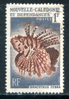 NOUVELLE CALEDONIE- Y&T N°291- Oblitéré (poissons) - Used Stamps