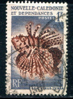 NOUVELLE CALEDONIE- Y&T N°291- Oblitéré (poissons) - Gebraucht