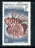 NOUVELLE CALEDONIE- Y&T N°291- Oblitéré (poissons) - Used Stamps