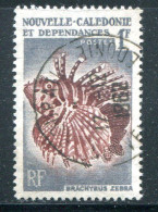 NOUVELLE CALEDONIE- Y&T N°291- Oblitéré (poissons) - Gebraucht