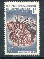 NOUVELLE CALEDONIE- Y&T N°291- Oblitéré (poissons) - Used Stamps