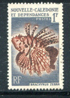 NOUVELLE CALEDONIE- Y&T N°291- Oblitéré (poissons) - Oblitérés