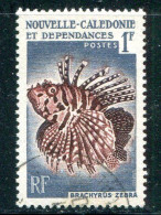 NOUVELLE CALEDONIE- Y&T N°291- Oblitéré (poissons) - Gebraucht