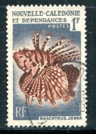 NOUVELLE CALEDONIE- Y&T N°291- Oblitéré (poissons) - Gebraucht