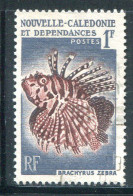 NOUVELLE CALEDONIE- Y&T N°291- Oblitéré (poissons) - Gebraucht