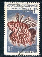 NOUVELLE CALEDONIE- Y&T N°291- Oblitéré (poissons) - Gebraucht